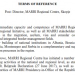 OPEN VACANCY – Director, MARRI Regional Centre