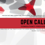 Open call – Consultancy provider for analysing the trafficking in human beings’ trends in the MARRI Participants